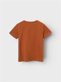 NAME IT T-shirt Med Print Kads Coconut Shell